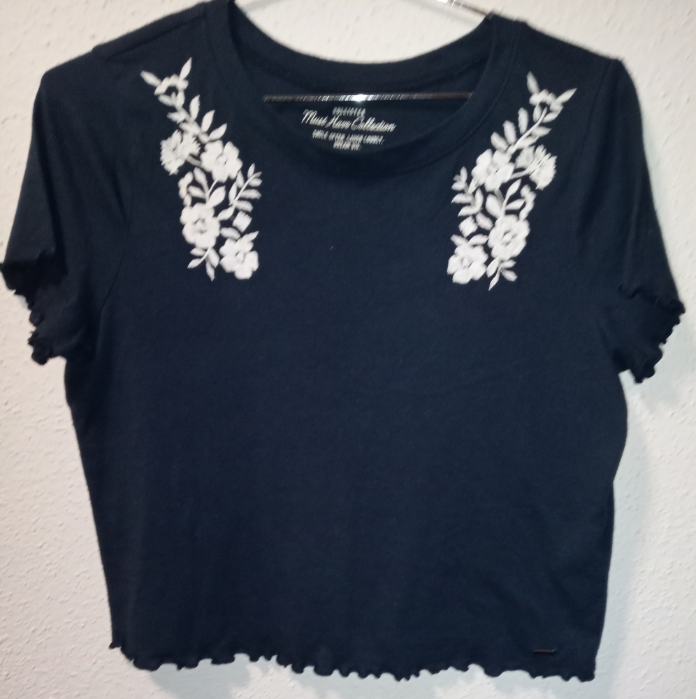 Blue Crop Top